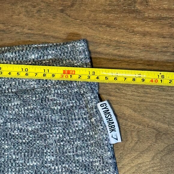 Gymshark Thermal Pants Women’s M Heather Gray Workout Activewear Cozy Stretch - Picture 4 of 6